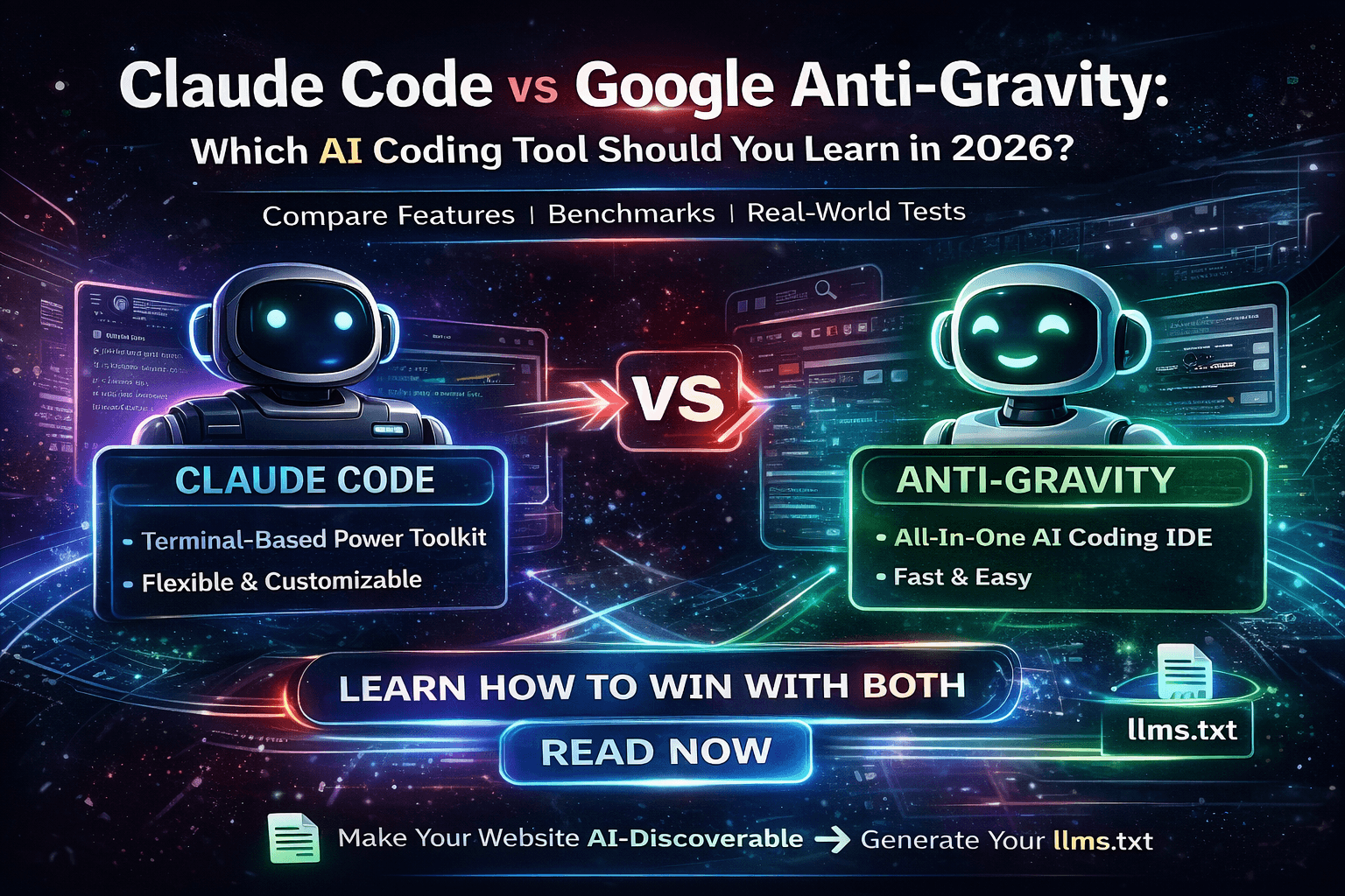 Claude Code vs Google Anti-Gravity: Which AI Coding Tool Should You Learn in 2026?