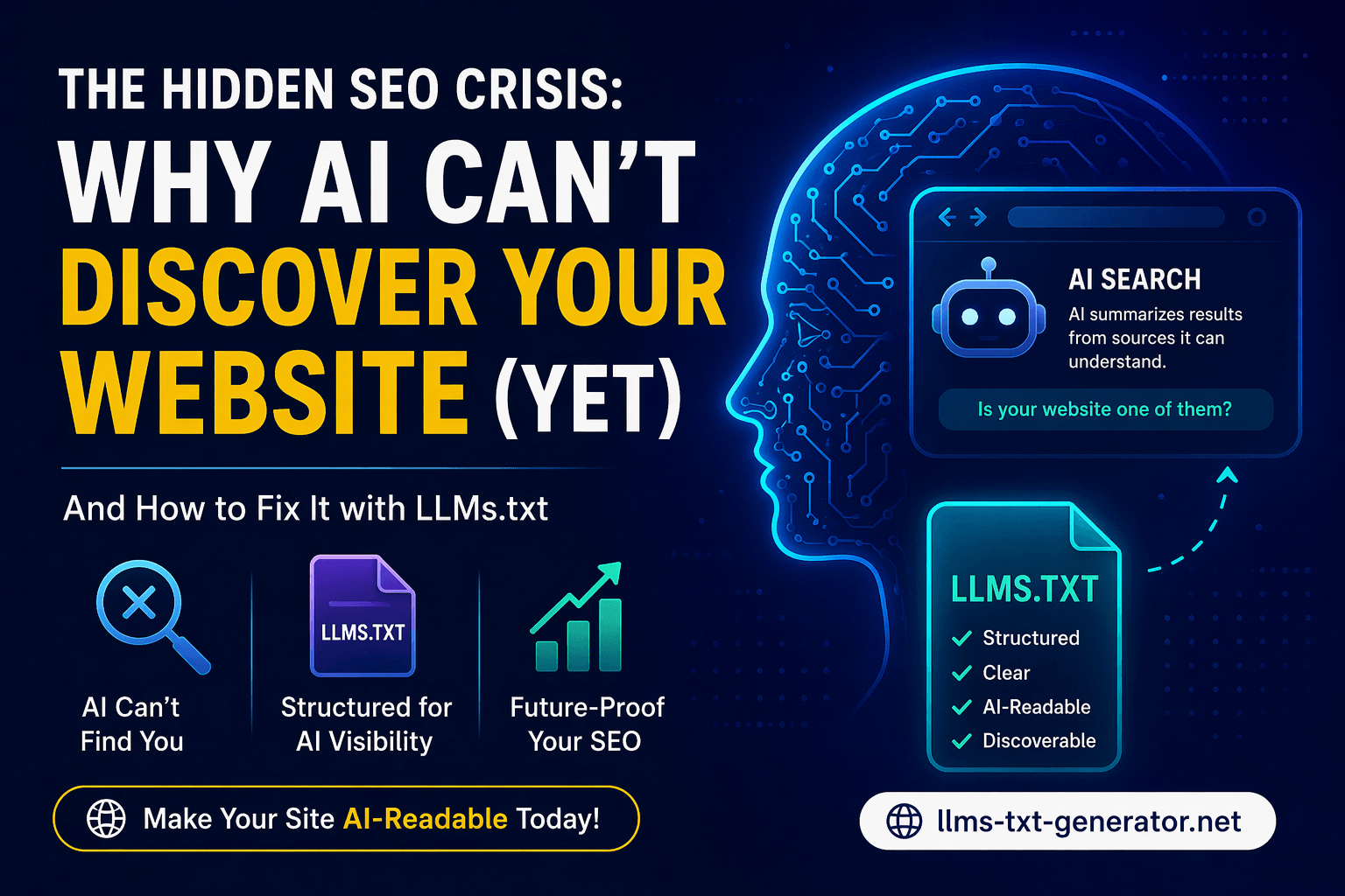The Hidden SEO Crisis: Why AI Can't Discover Your Website (Yet)